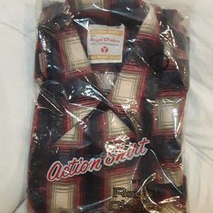 Men's Classic Long Sleeve Flannel Button up "Lumberjack"  shirts, size medium